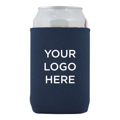 Neoprene Navy Can Holder-Blank Logo