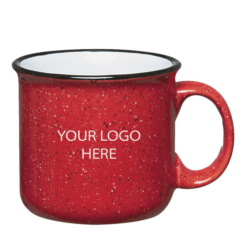 Campfire Red Mug 15 oz-Blank Logo Engraved