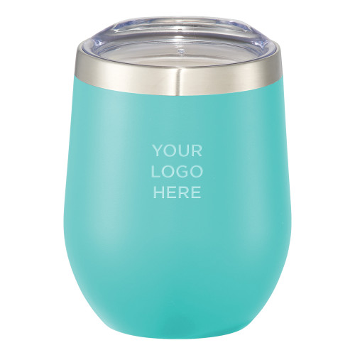 Corzo Vacuum Insulated Mint Cup 12oz-Blank Logo Engraved