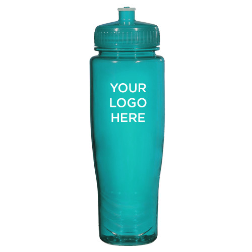 Spectrum Teal Sport Bottle 28oz-Blank Logo