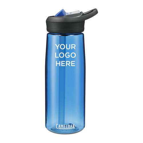 CamelBak Eddy Titan Renew Blue Bottle 25oz-Blank Logo