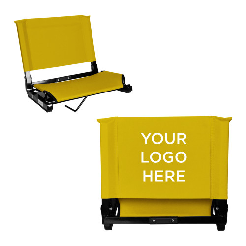 Stadium Chair Gold-Blank Logo