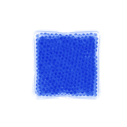 Blue Square Gel Beads Hot/Cold Pack-Blank Logo