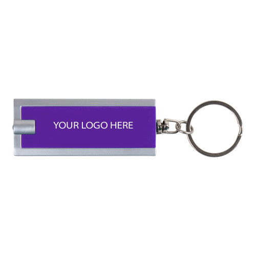 Turbo Purple Flashlight Key Holder-Blank Logo