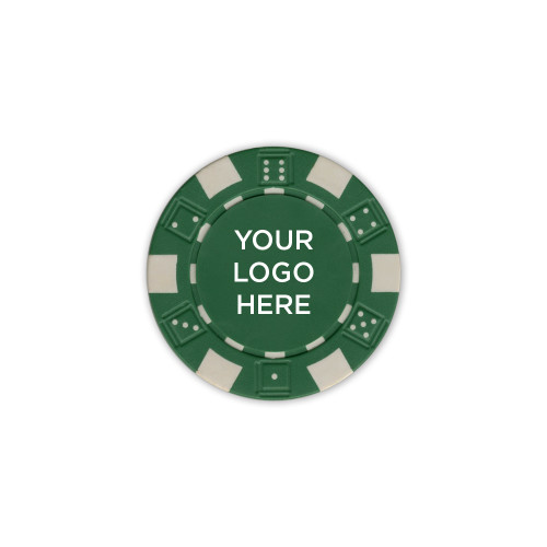 Green Game Chip-Blank Logo