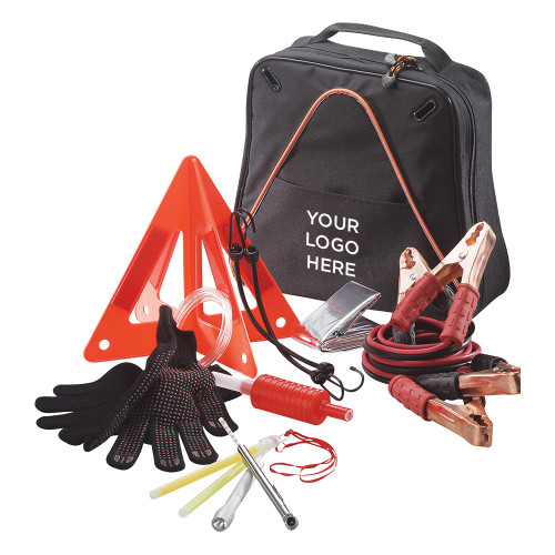 Highway Companion Black Safety Kit-Blank Logo