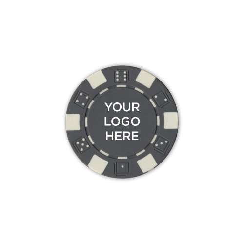 Grey Game Chip-Blank Logo