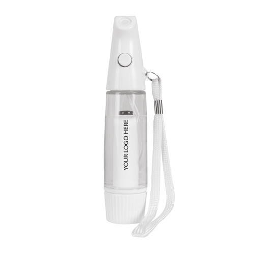 White Mini Personal Mister-Blank Logo