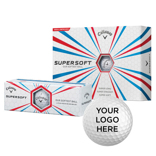 Callaway Supersoft Golf Balls 12/pkg-Blank Logo