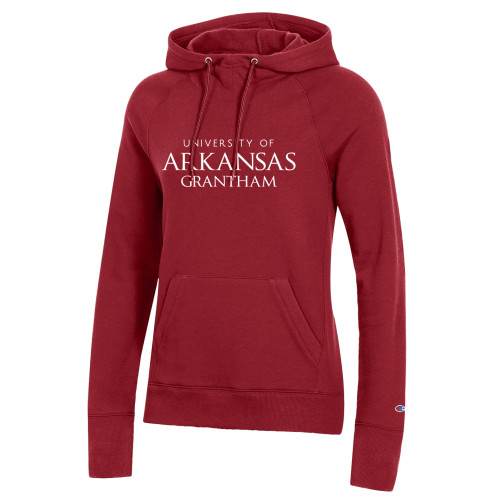 VOID UA Grantham Champion Womens Cardinal Pull Over Hood-XS
