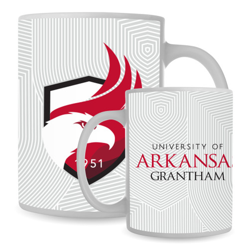 UA Grantham Full Color White Mug 15oz