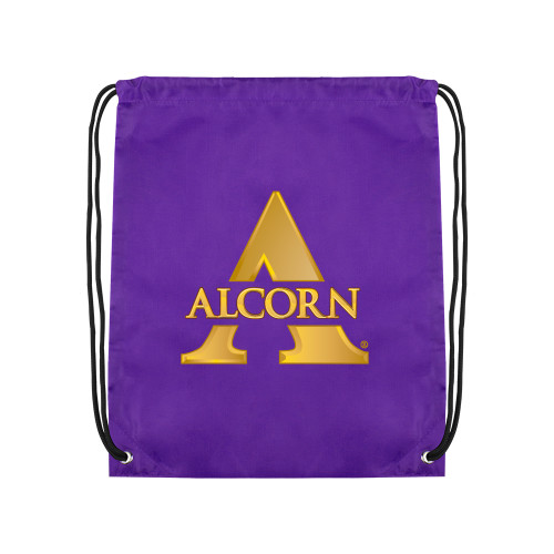  Purple Drawstring Backpack - Alcorn A