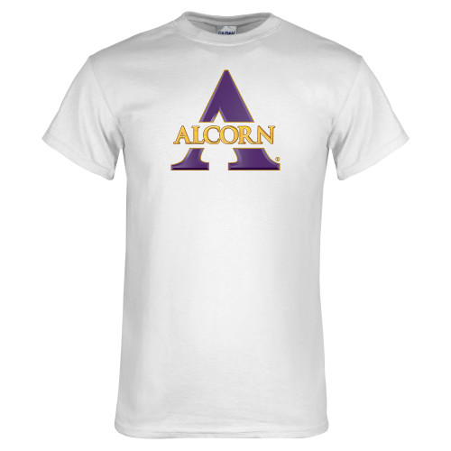  White T Shirt - Alcorn A