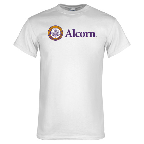  White T Shirt - Alcorn