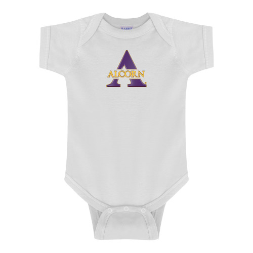  White Infant Onesie - Alcorn A