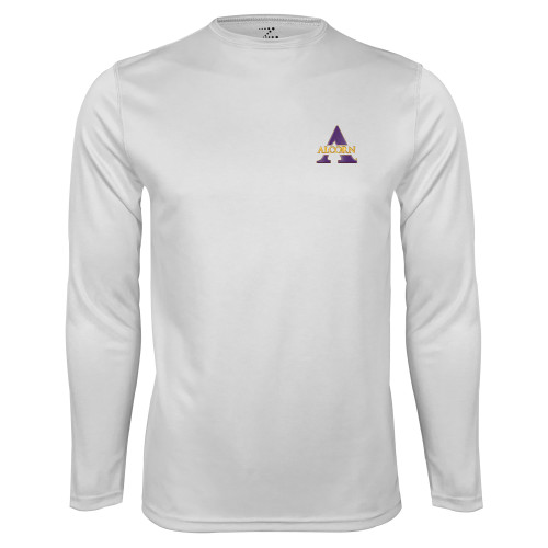  White Performance Long Sleeve Shirt - Alcorn A