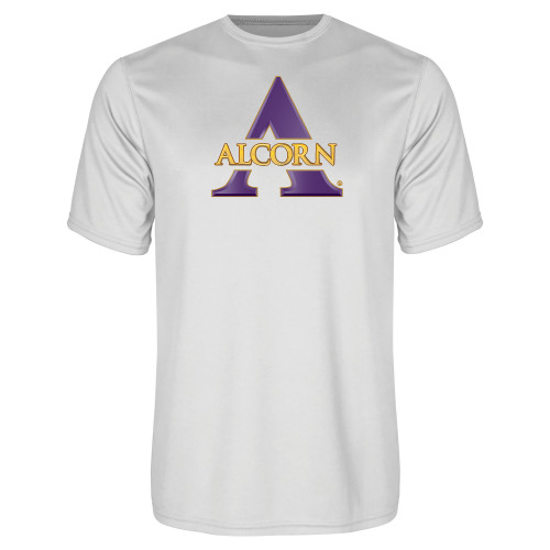  White Performance Tee - Alcorn A