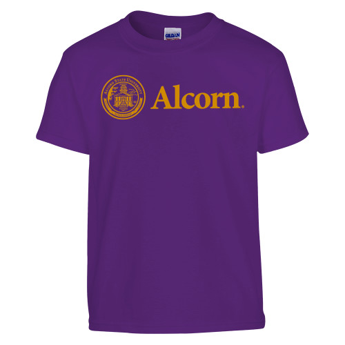  Youth Purple T Shirt - Alcorn