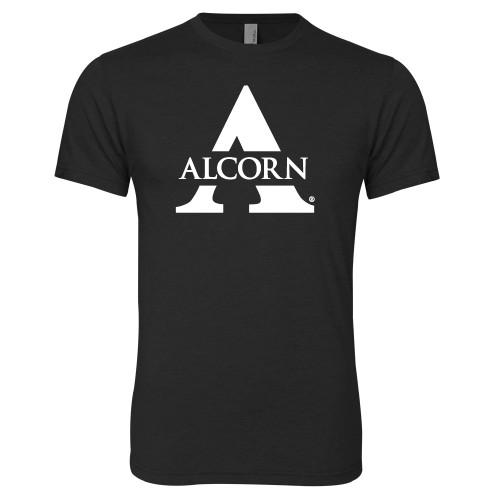  Next Level Black Triblend Tee - Alcorn A