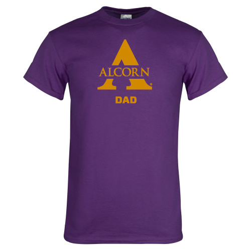  Purple T Shirt - Alcorn Dad