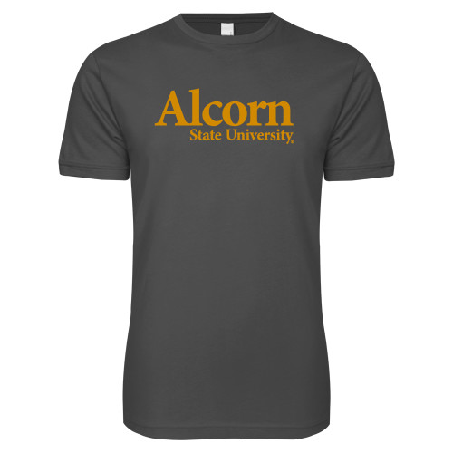  Next Level Charcoal SoftStyle T Shirt - Alcorn State University