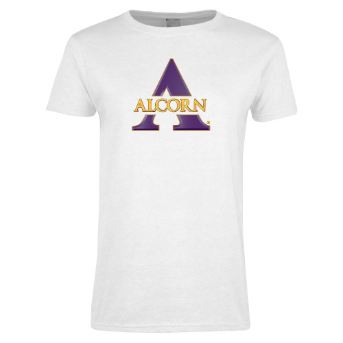 Main Image for  Womens White Short Sleeve Tee