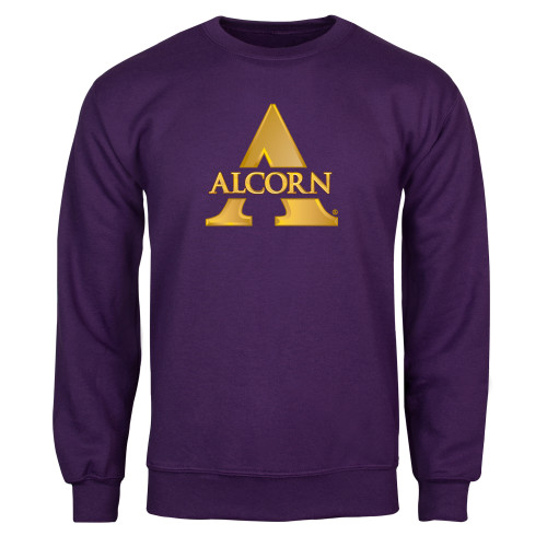  Purple Fleece Crew - Alcorn A
