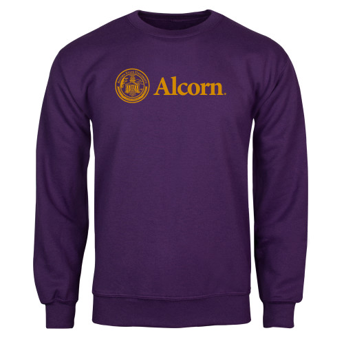  Purple Fleece Crew - Alcorn