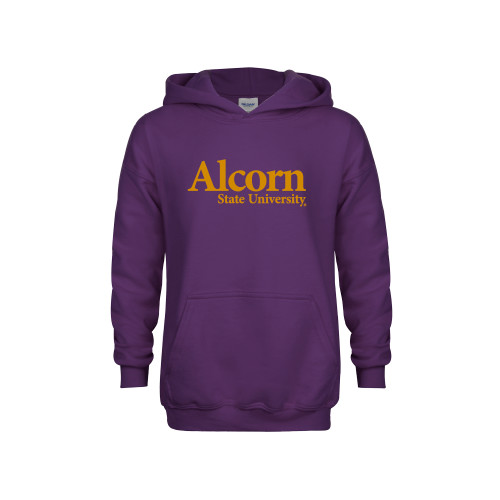  Youth Purple Fleece Hoodie - Alcorn State University