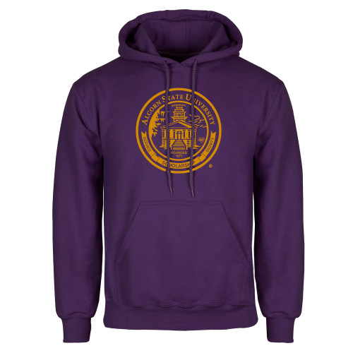  Purple Fleece Hoodie - Alcorn Seal