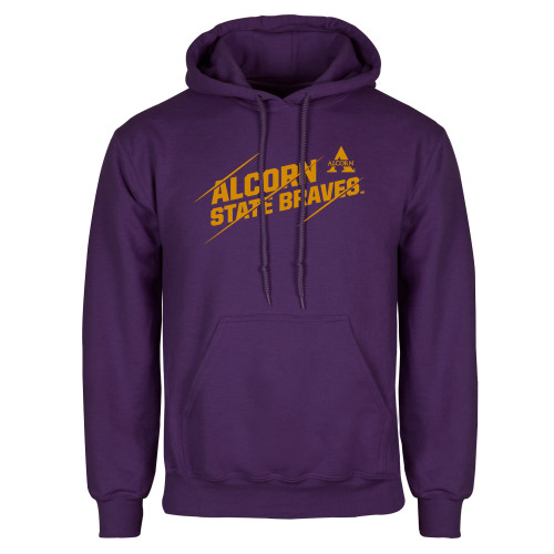  Purple Fleece Hoodie - Alcorn State Braves