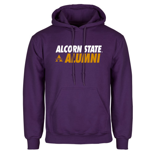  Purple Fleece Hoodie - Alcorn State Alumni