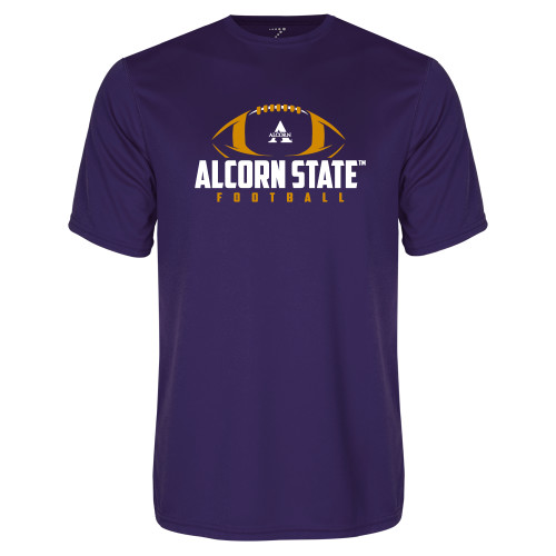  Purple Performance Tee - Alcorn State Football