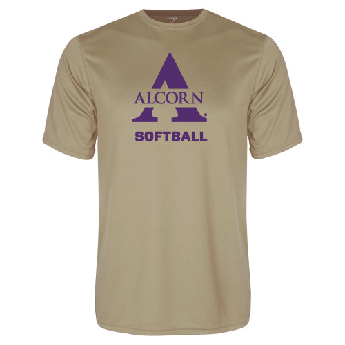  Vegas Gold Performance Tee - Alcorn Softball