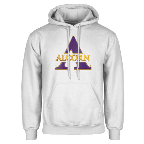  White Fleece Hoodie - Alcorn A
