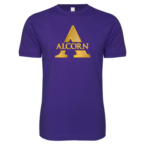  Next Level Purple SoftStyle T Shirt - Alcorn A