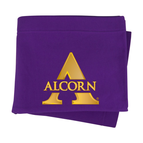  Purple Sweatshirt Blanket - Alcorn A