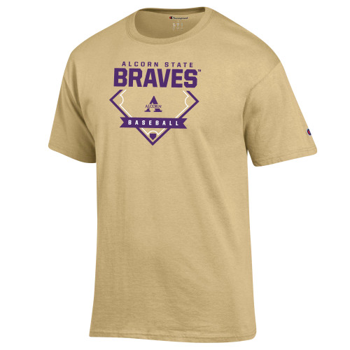  Champion Vegas Gold T Shirt - Alcorn State Baseball
