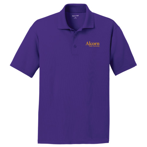  Purple Dry Mesh Polo - Alcorn State University