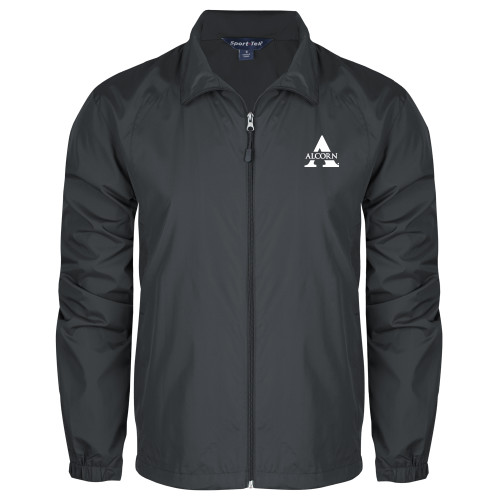  Charcoal Full Zip Wind Jacket - Alcorn A