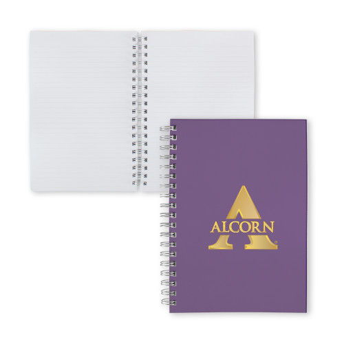  Clear 7 x 10 Spiral Journal Notebook - Alcorn A