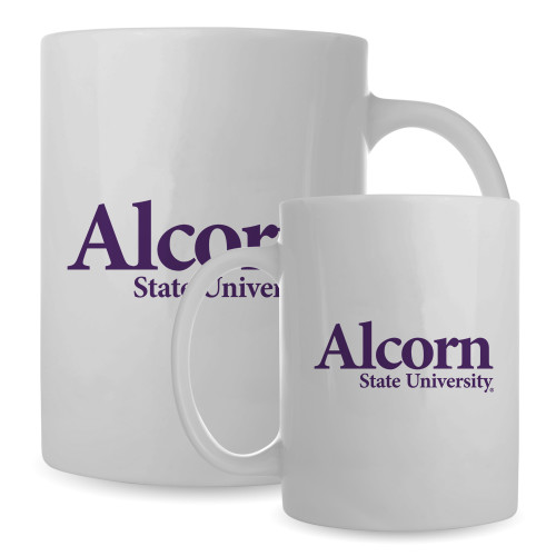  Full Color White Mug 15oz - Alcorn State University