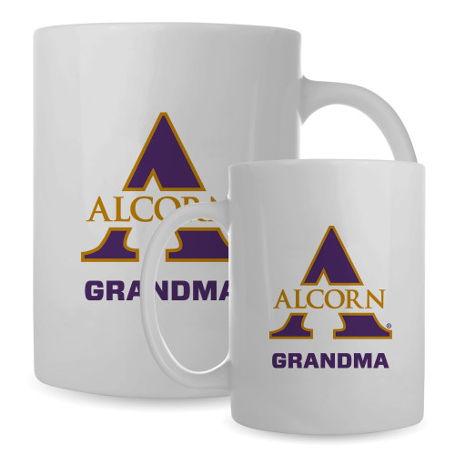  Full Color White Mug 15oz - Grandma