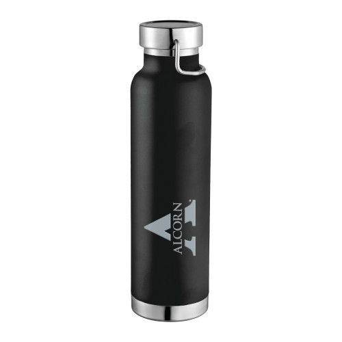  Thor Copper Vacuum Insulated Black Bottle 22oz - Alcorn A  Engraved