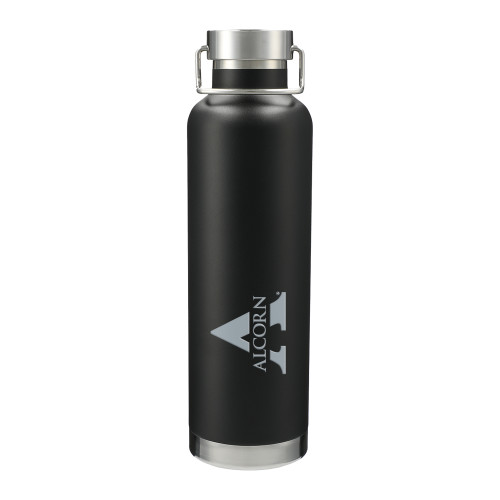  Thor Copper Vacuum Insulated Black Bottle 32oz - Alcorn A  Engraved