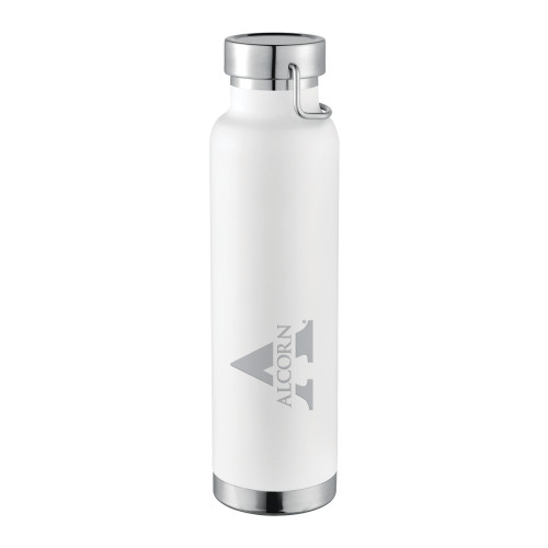  Thor Copper Vacuum Insulated White Bottle 22oz - Alcorn A  Engraved