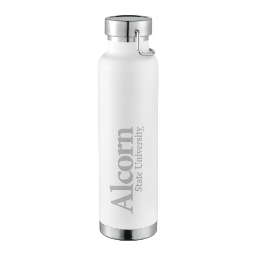  Thor Copper Vacuum Insulated White Bottle 22oz - Alcorn State University  Engraved