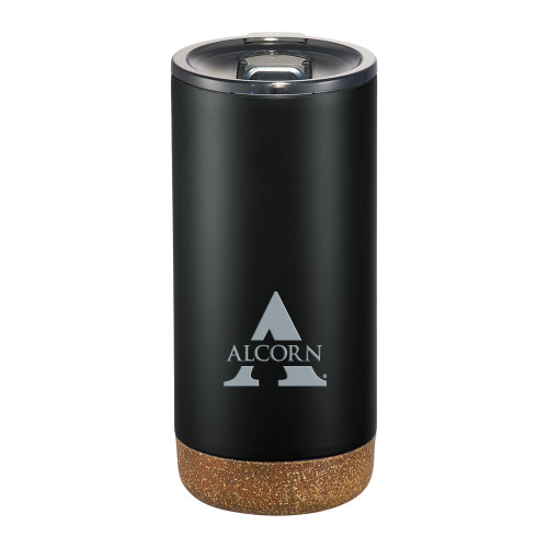  Valhalla Vacuum Insulated Black Tumbler 16oz - Alcorn A  Engraved