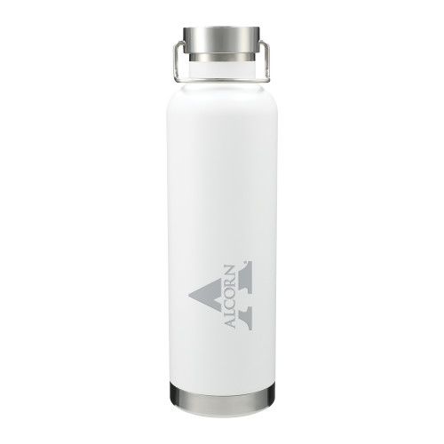  Thor Copper Vacuum Insulated White Bottle 32oz - Alcorn A  Engraved