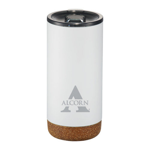  Valhalla Vacuum Insulated White Tumbler 16oz - Alcorn A  Engraved